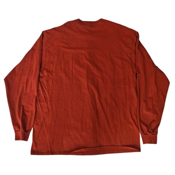 Realtree Men's Red Orange Antler Graphic Print Long Sleeve Shirt Size XL (46-48) - Picture 3 of 10